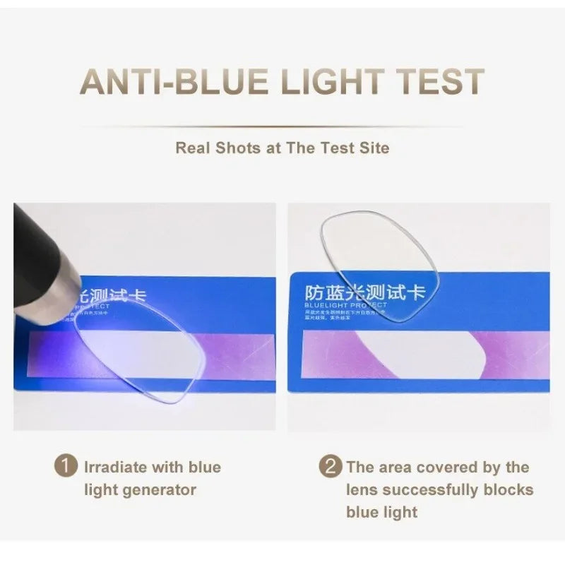 Men Reading Glasses Business Presbyopia Glasses Metal Frame anti Blue Light Eyeglasses Unisex Clear Glasses