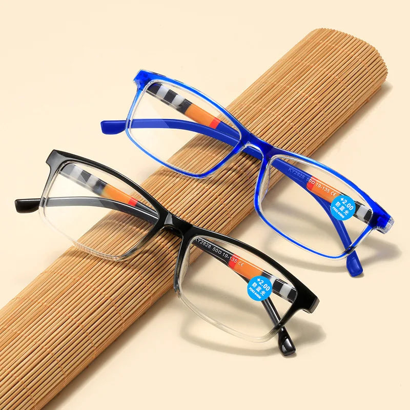 New Fashion Printing Anti-Blue Presbyopic Glasses Spring Leg Presbyopic Glasses HD Presbyopic Glasses for the Elderly