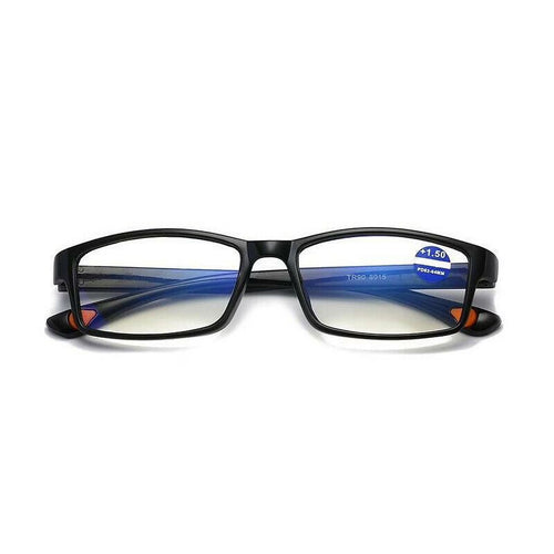 3 Packs Mens Womens Rectangle Reading Glasses Blue Light Blocking Readers +1.50