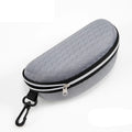 1PC Portable Zipper Style Glasses and Sunglasses Box Hard School Glasses Accessories Glasses Box with Hooks and Hooks Zipper