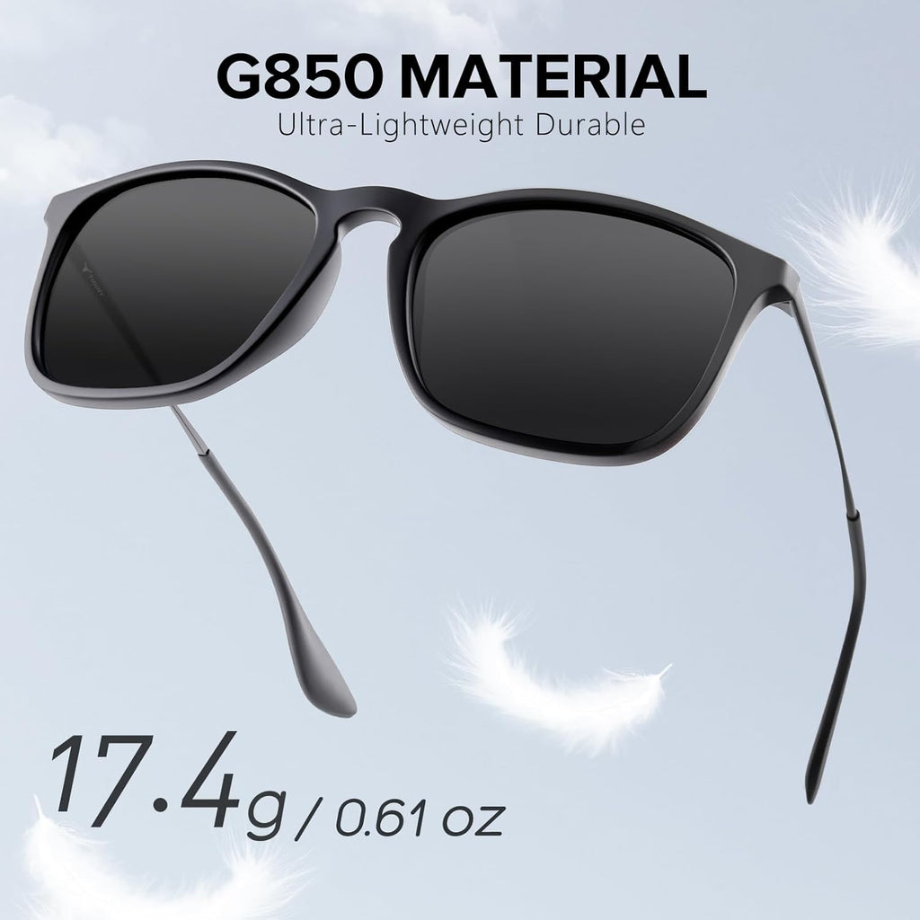 Sunglasses Men Polarized Sunglasses for Men Women,Uv400 Protection Retro Sun Glasses for Driving Fishing