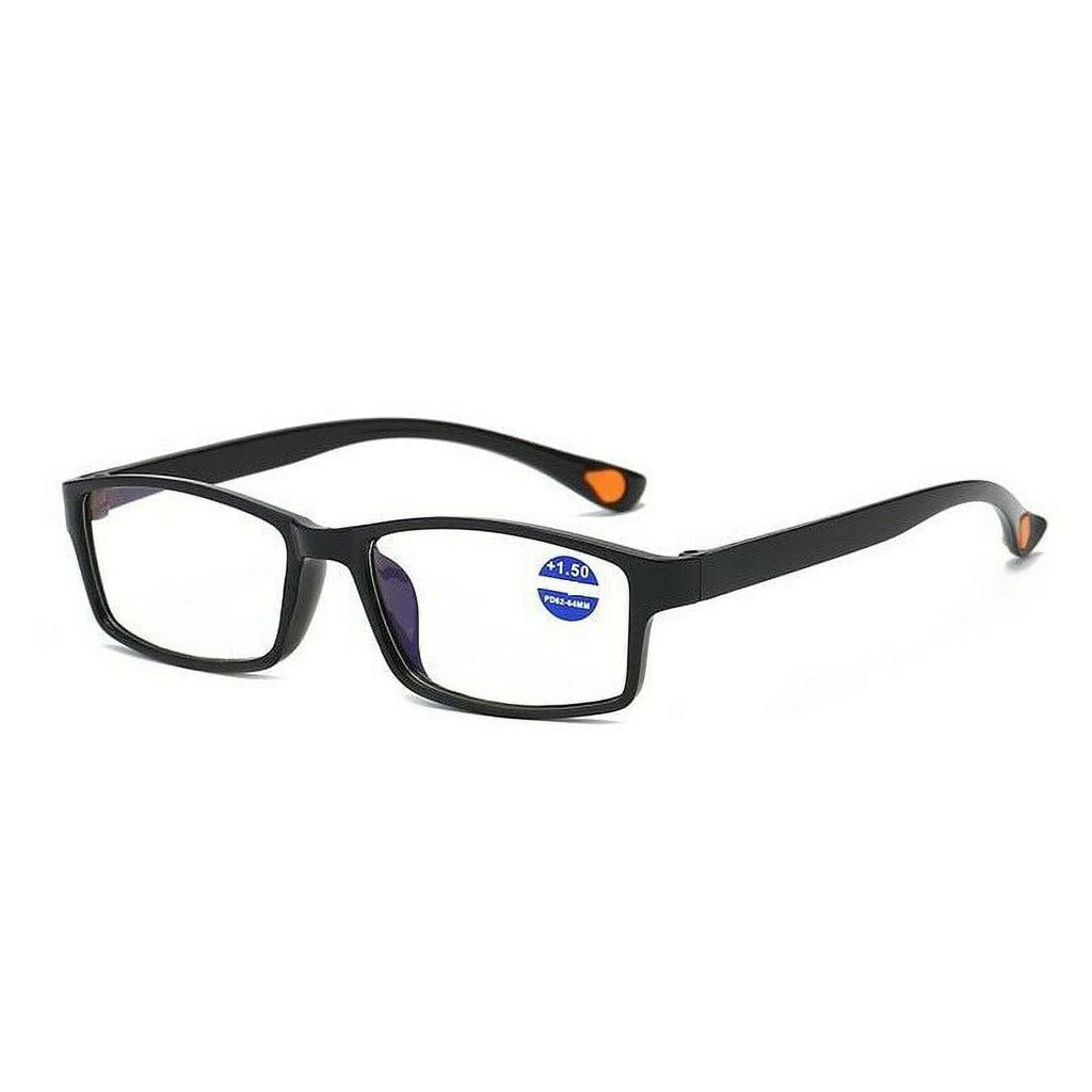 3 Packs Mens Womens Rectangle Reading Glasses Blue Light Blocking Readers +1.50