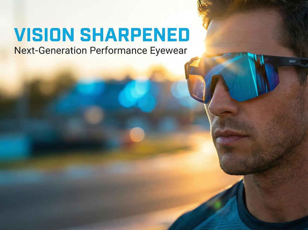 Polarized Sports Sunglasses for Men Women, Sunglasses for Teens Baseball, Biking, Cycling with UV400 Protection