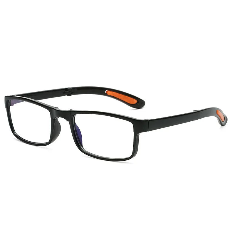 Anti-Blue Light Reading Glasses, Retro Unisex Portable Pocket Glasses for Men and Women