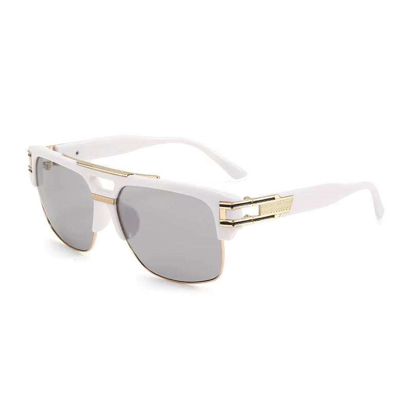ORIGINAL VINTAGE Luxury Brand Men Sunglasses Vintage Designer Mens Glasses Square Retro Fashion Eyewear UV400