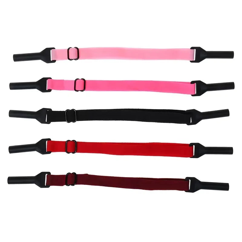 2Pcs Glasses Chain Adjustable Size Elastic Rope Glasses Strap Sport Non Slip and anti Drop Fixer Glasses Cord