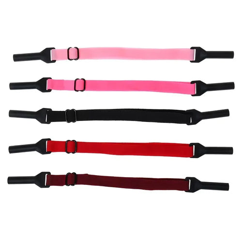 2Pcs Glasses Chain Adjustable Size Elastic Rope Glasses Strap Sport Non Slip and anti Drop Fixer Glasses Cord