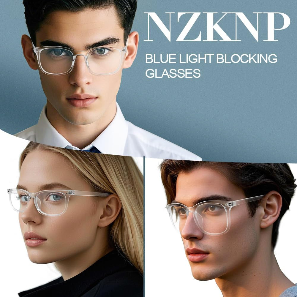 Blue Light Glasses for Woman Men,Blue Light Blocking Glasses,Clear Glasses