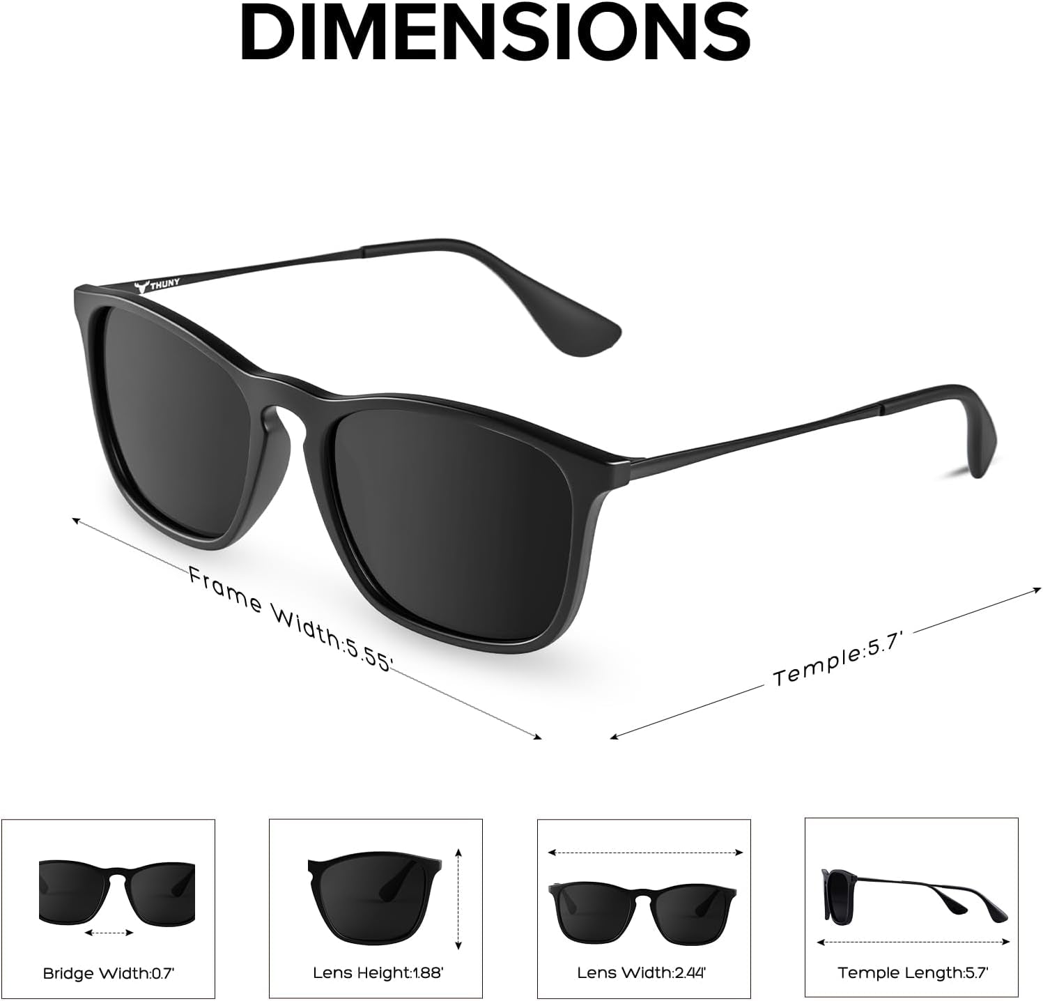 Sunglasses Men Polarized Sunglasses for Men Women,Uv400 Protection Retro Sun Glasses for Driving Fishing