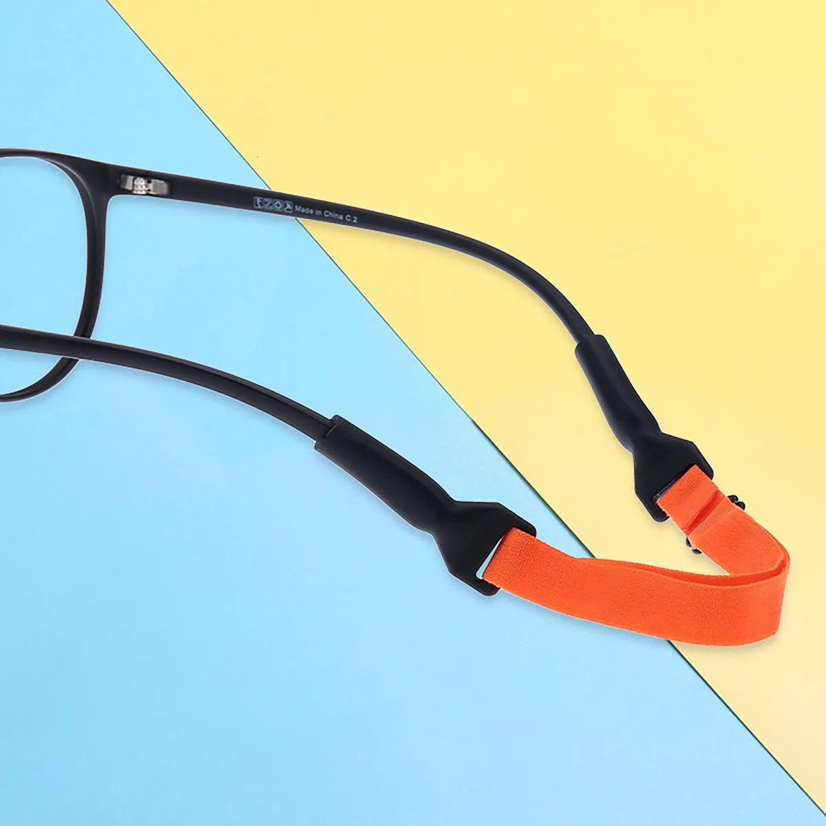 2Pcs Glasses Chain Adjustable Size Elastic Rope Glasses Strap Sport Non Slip and anti Drop Fixer Glasses Cord