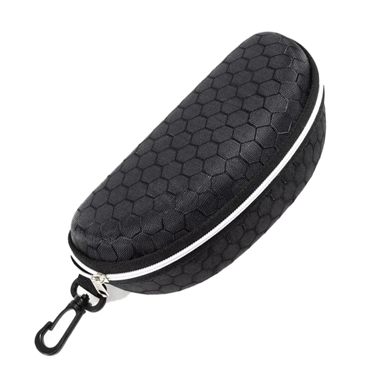 1PC Portable Zipper Style Glasses and Sunglasses Box Hard School Glasses Accessories Glasses Box with Hooks and Hooks Zipper