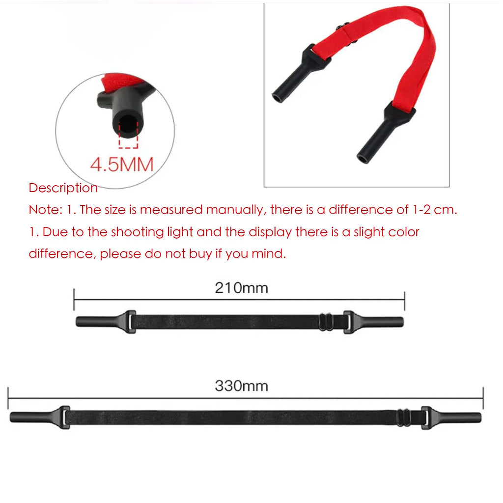 2Pcs Glasses Chain Adjustable Size Elastic Rope Glasses Strap Sport Non Slip and anti Drop Fixer Glasses Cord