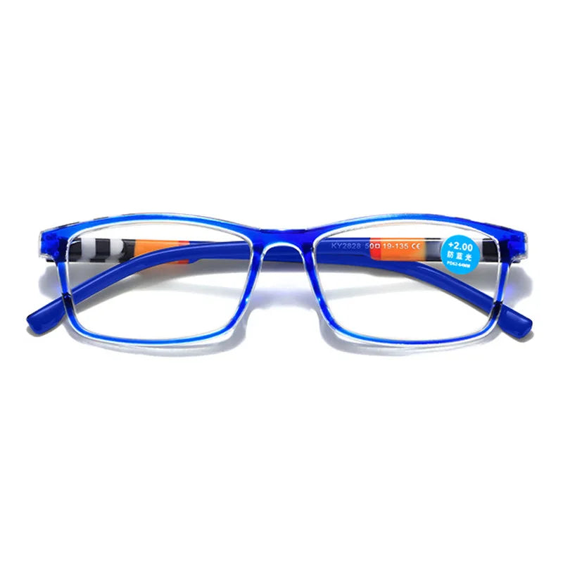 New Fashion Printing Anti-Blue Presbyopic Glasses Spring Leg Presbyopic Glasses HD Presbyopic Glasses for the Elderly