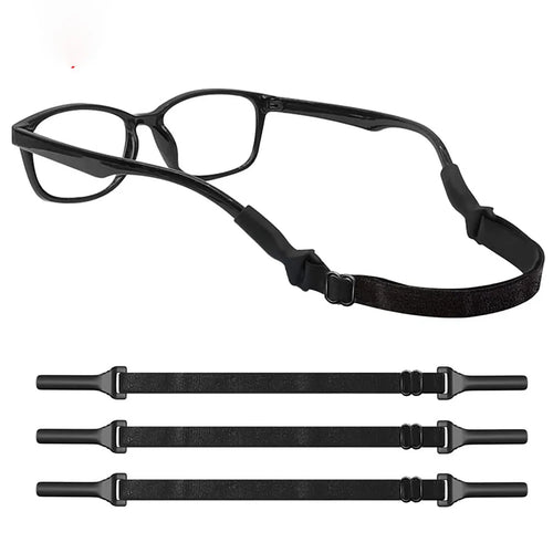 2Pcs Glasses Chain Adjustable Size Elastic Rope Glasses Strap Sport Non Slip and anti Drop Fixer Glasses Cord