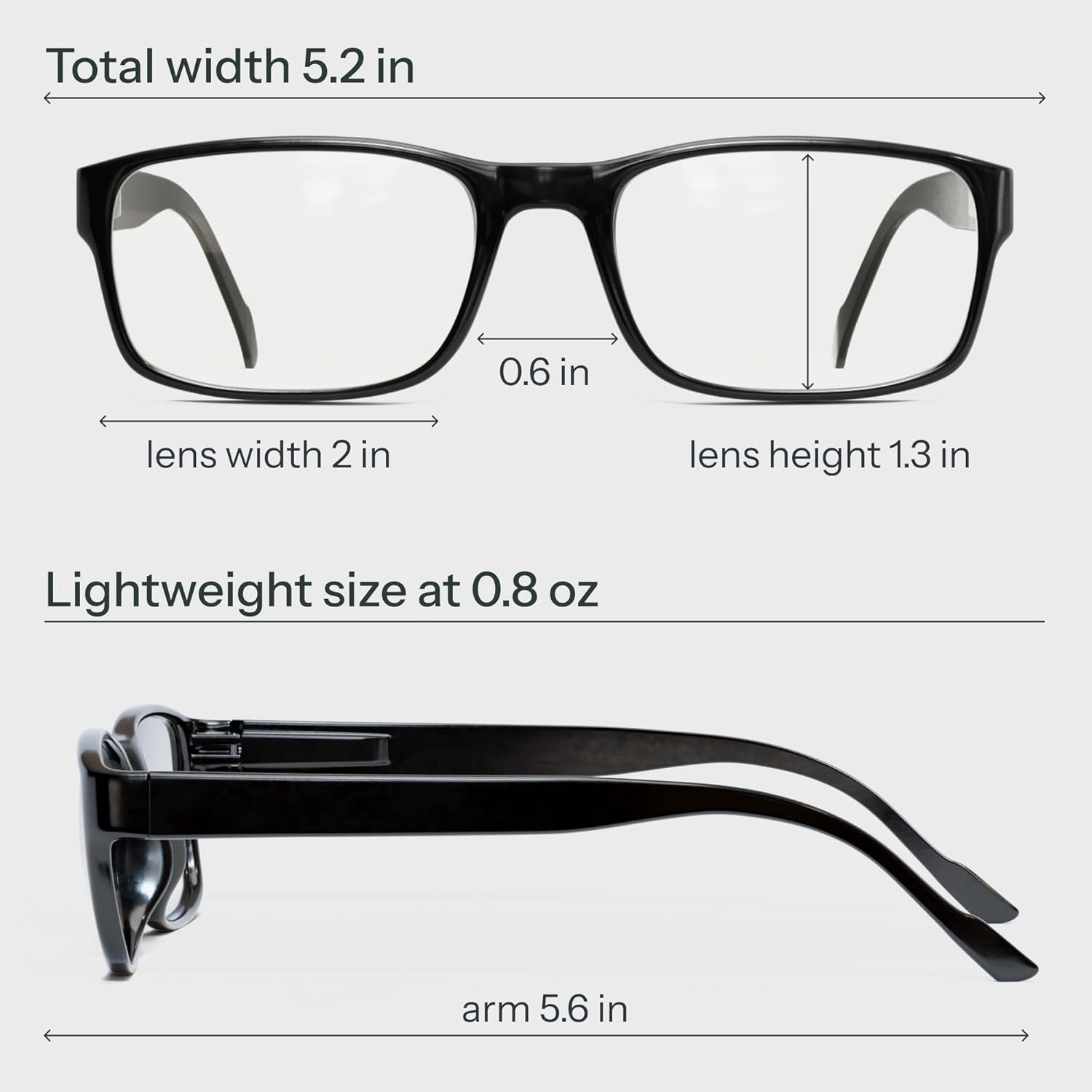 Professional Reading Glasses for All Day - Computer Readers with Blue Light Protection - Value Pack