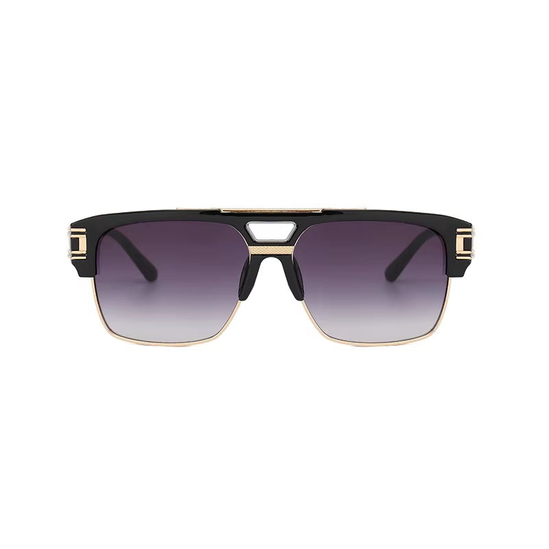 ORIGINAL VINTAGE Luxury Brand Men Sunglasses Vintage Designer Mens Glasses Square Retro Fashion Eyewear UV400