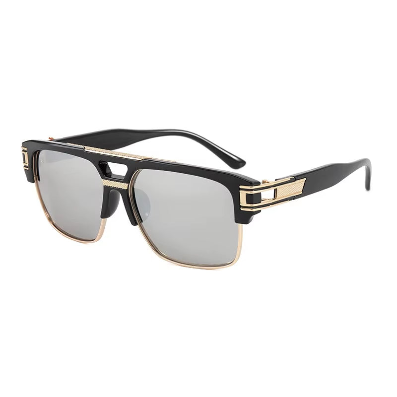 ORIGINAL VINTAGE Luxury Brand Men Sunglasses Vintage Designer Mens Glasses Square Retro Fashion Eyewear UV400