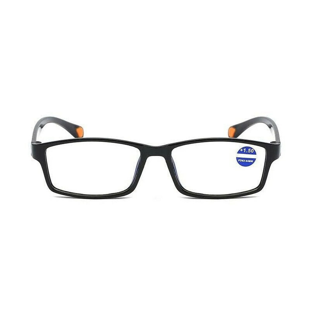 3 Packs Mens Womens Rectangle Reading Glasses Blue Light Blocking Readers +1.50