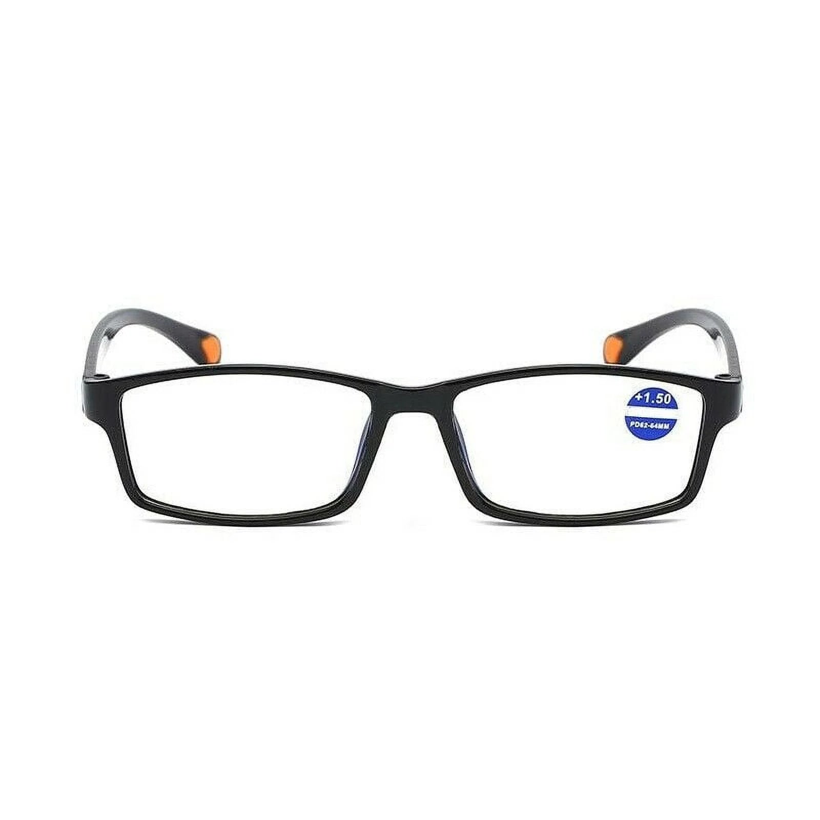 3 Packs Mens Womens Rectangle Reading Glasses Blue Light Blocking Readers +1.50