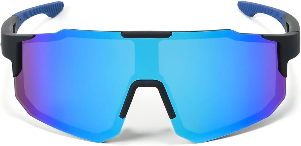 Polarized Sports Sunglasses for Men Women, Sunglasses for Teens Baseball, Biking, Cycling with UV400 Protection
